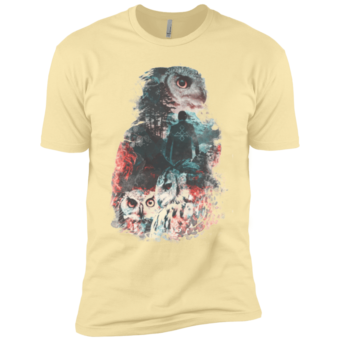 T-Shirts Banana Cream / X-Small The Owls are Not What They Seem Men's Premium T-Shirt