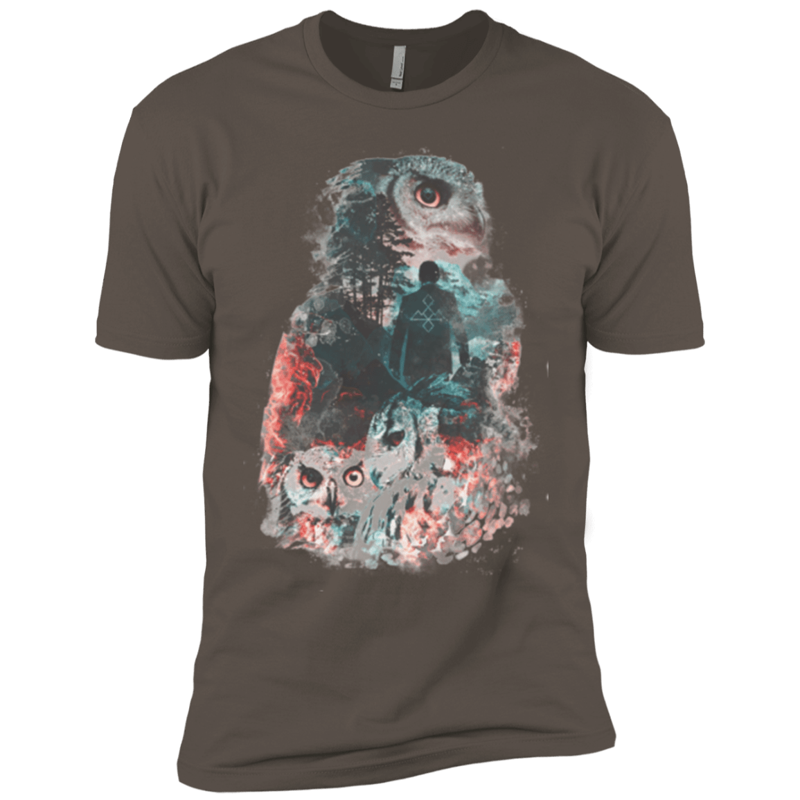 T-Shirts Warm Grey / X-Small The Owls are Not What They Seem Men's Premium T-Shirt