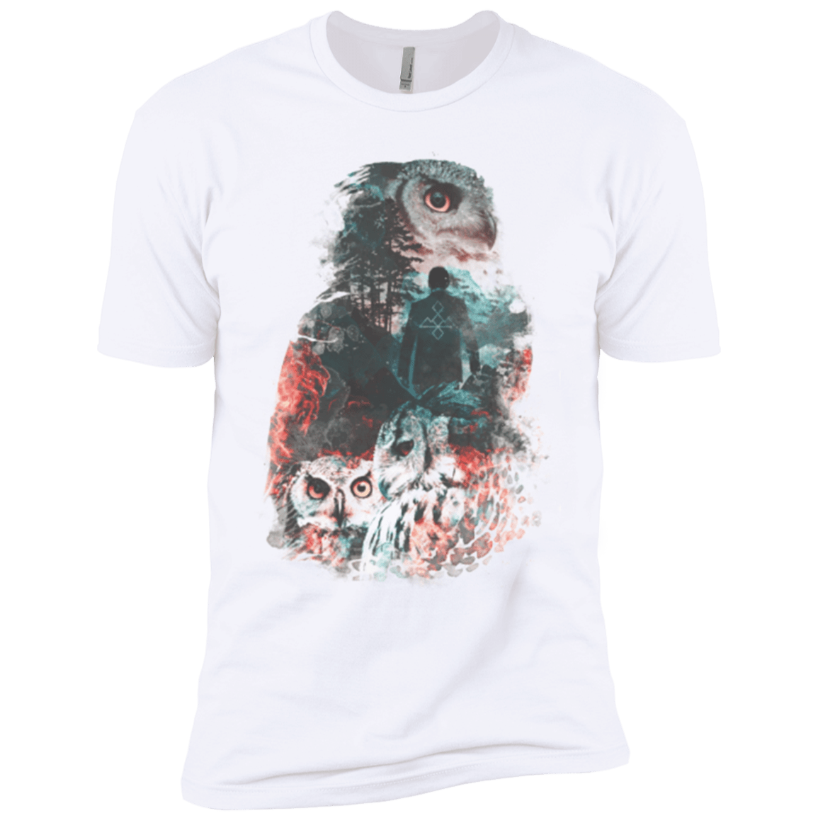 T-Shirts White / X-Small The Owls are Not What They Seem Men's Premium T-Shirt