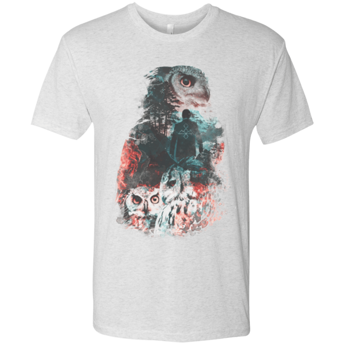 T-Shirts Heather White / Small The Owls are Not What They Seem Men's Triblend T-Shirt