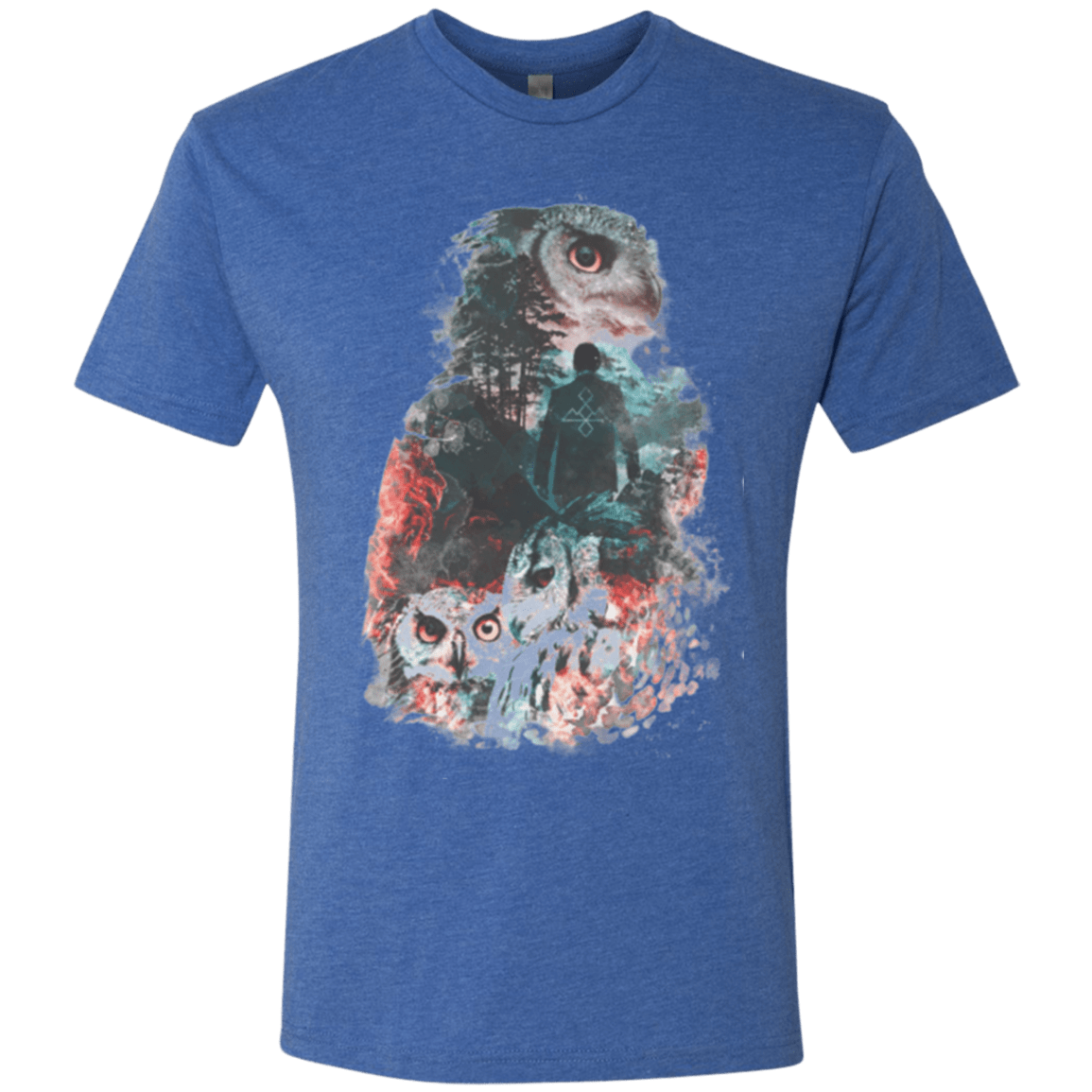 T-Shirts Vintage Royal / Small The Owls are Not What They Seem Men's Triblend T-Shirt