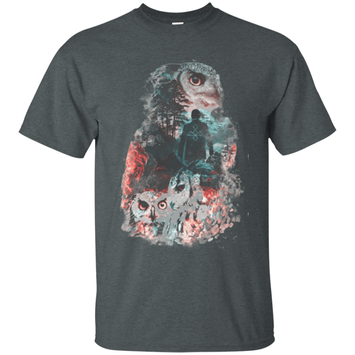 T-Shirts Dark Heather / Small The Owls are Not What They Seem T-Shirt