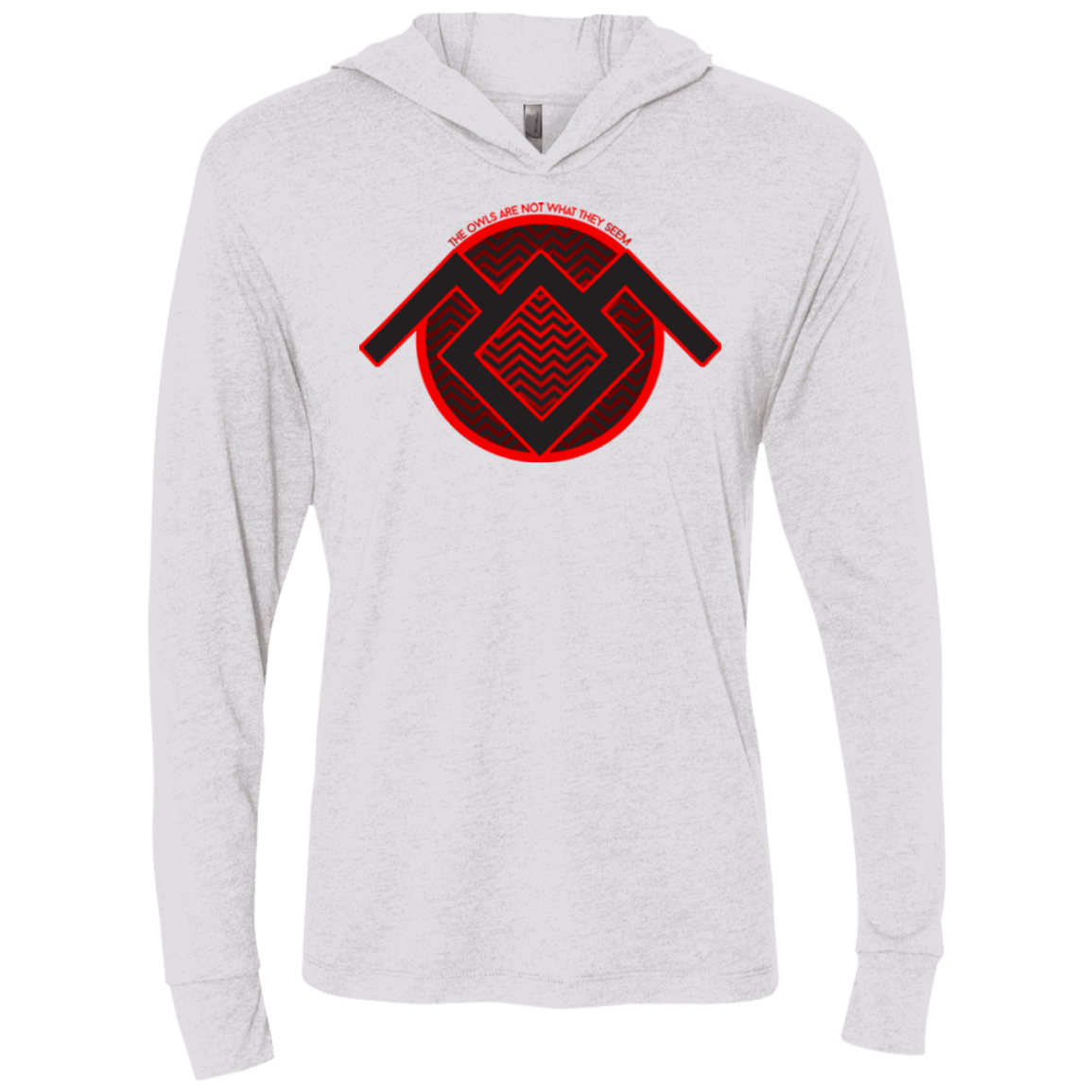 T-Shirts Heather White / X-Small The Owls are Not what they Seem Triblend Long Sleeve Hoodie Tee