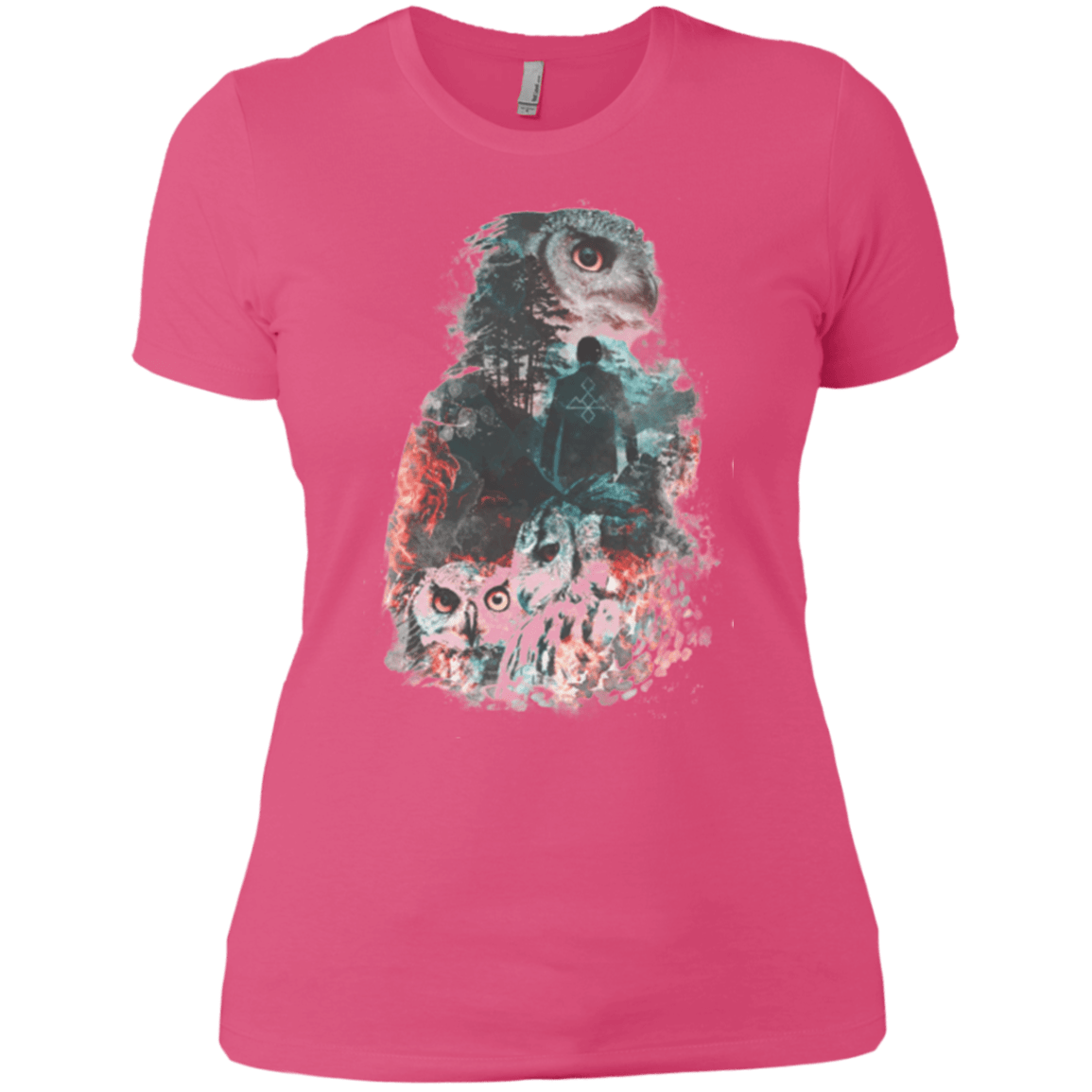 T-Shirts Hot Pink / X-Small The Owls are Not What They Seem Women's Premium T-Shirt