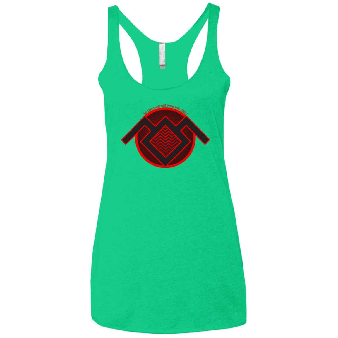 T-Shirts Envy / X-Small The Owls are Not what they Seem Women's Triblend Racerback Tank