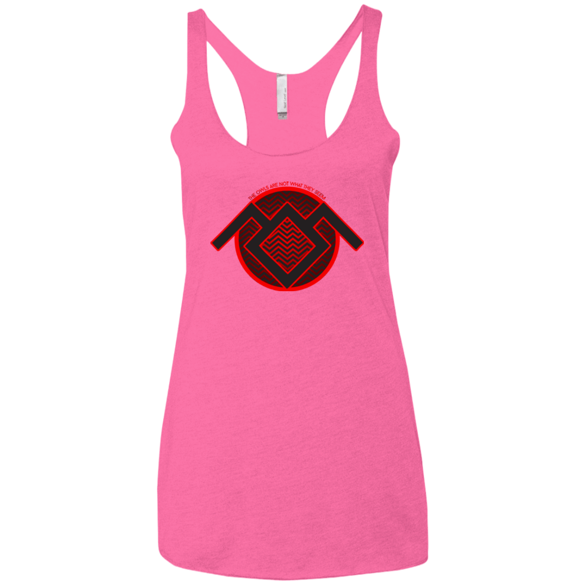 T-Shirts Vintage Pink / X-Small The Owls are Not what they Seem Women's Triblend Racerback Tank