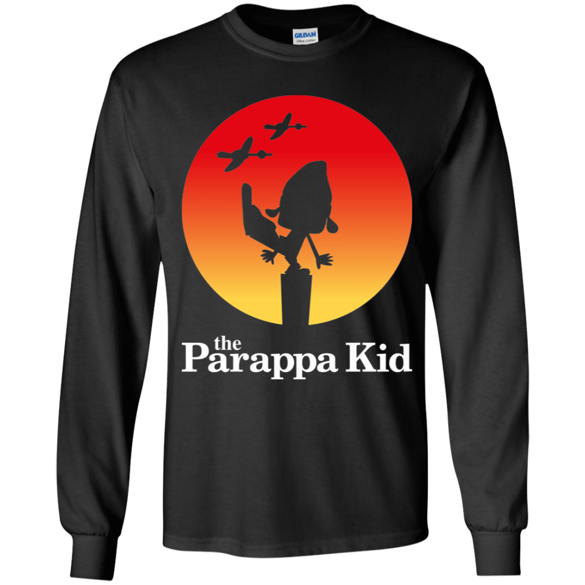 T-Shirts Black / YS The Parappa Kid Youth Long Sleeve T-Shirt