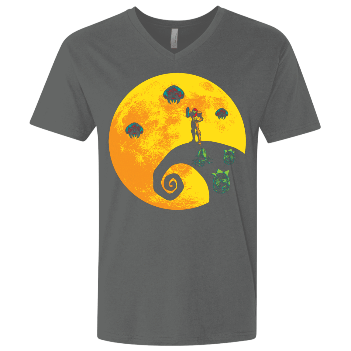 T-Shirts Heavy Metal / X-Small The Parasites Before Christmas Men's Premium V-Neck