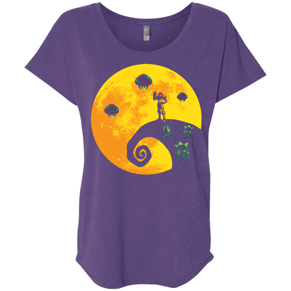 The Parasites Before Christmas Triblend Dolman Sleeve