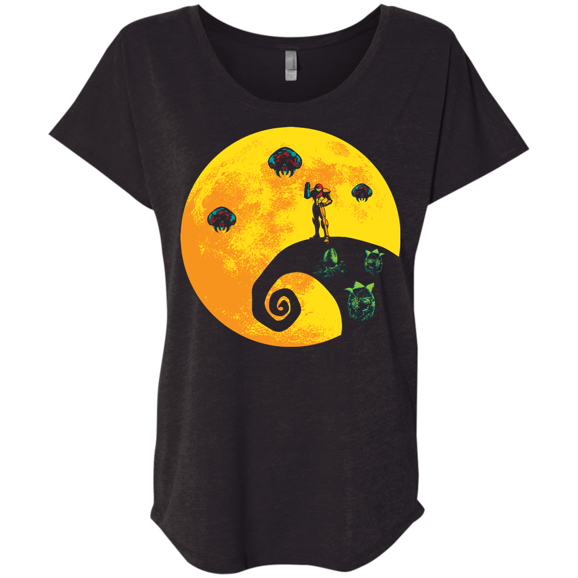 The Parasites Before Christmas Triblend Dolman Sleeve