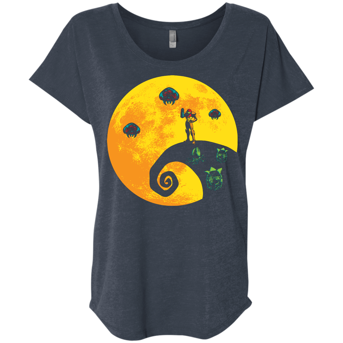 The Parasites Before Christmas Triblend Dolman Sleeve