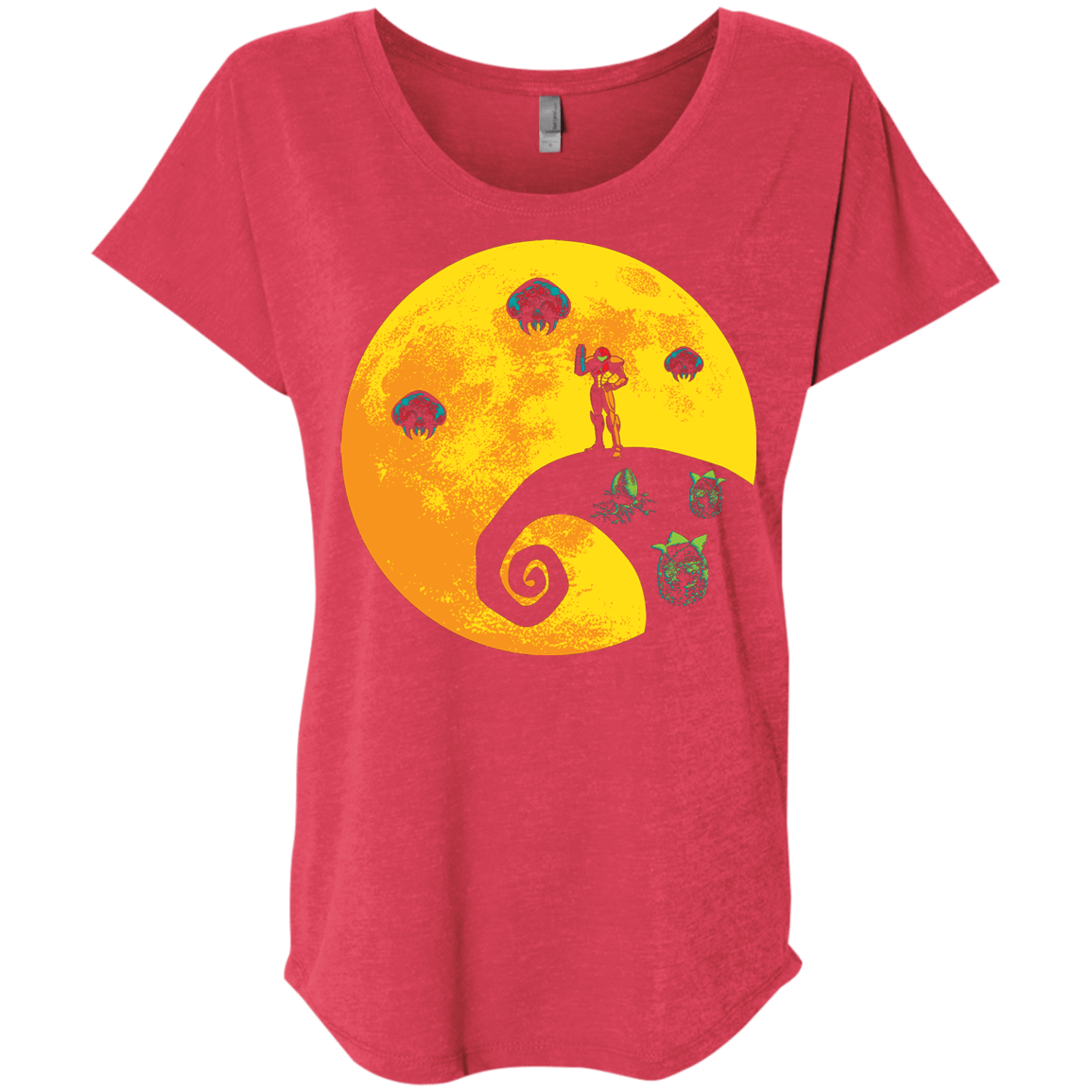 The Parasites Before Christmas Triblend Dolman Sleeve