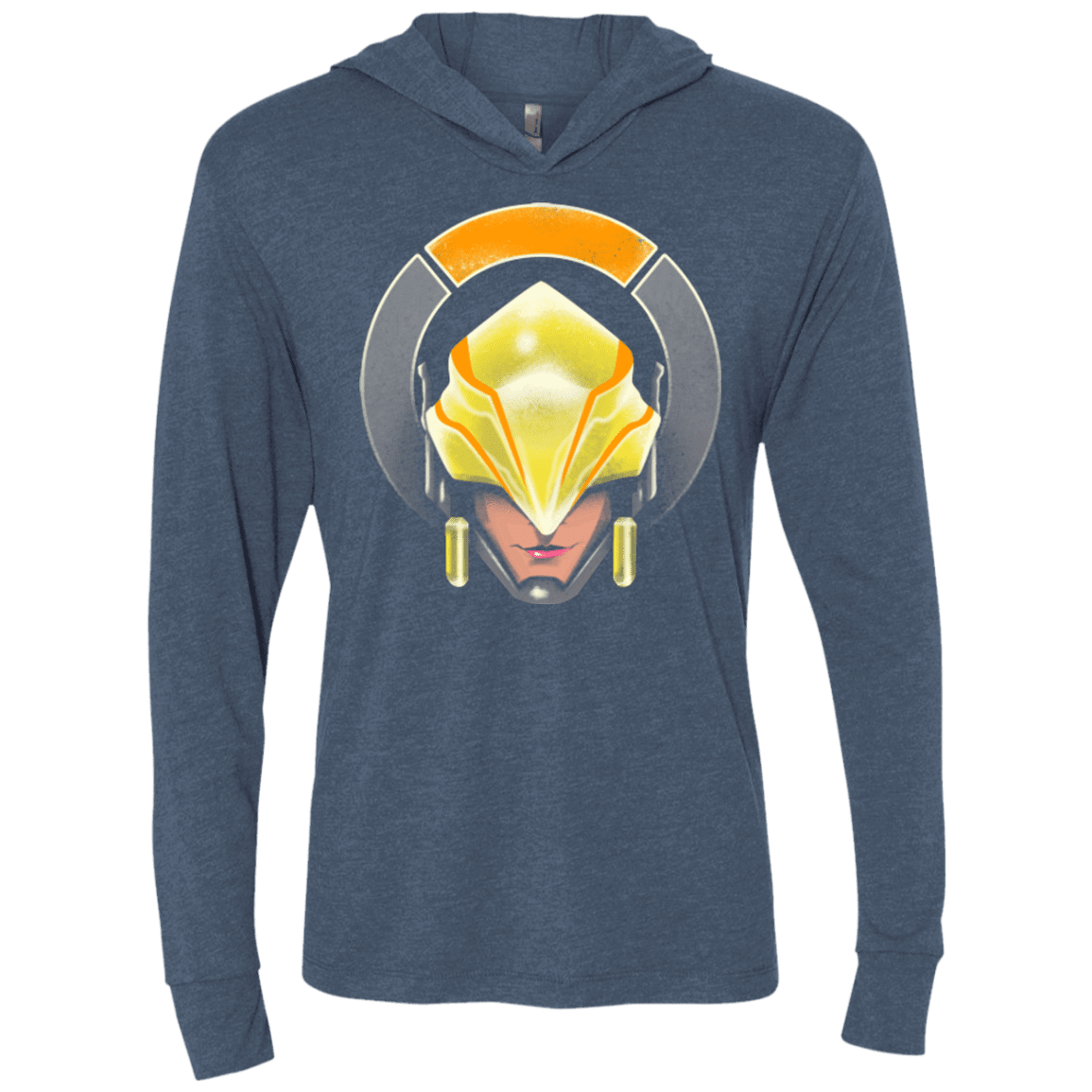 The Peace Keeper Triblend Long Sleeve Hoodie Tee