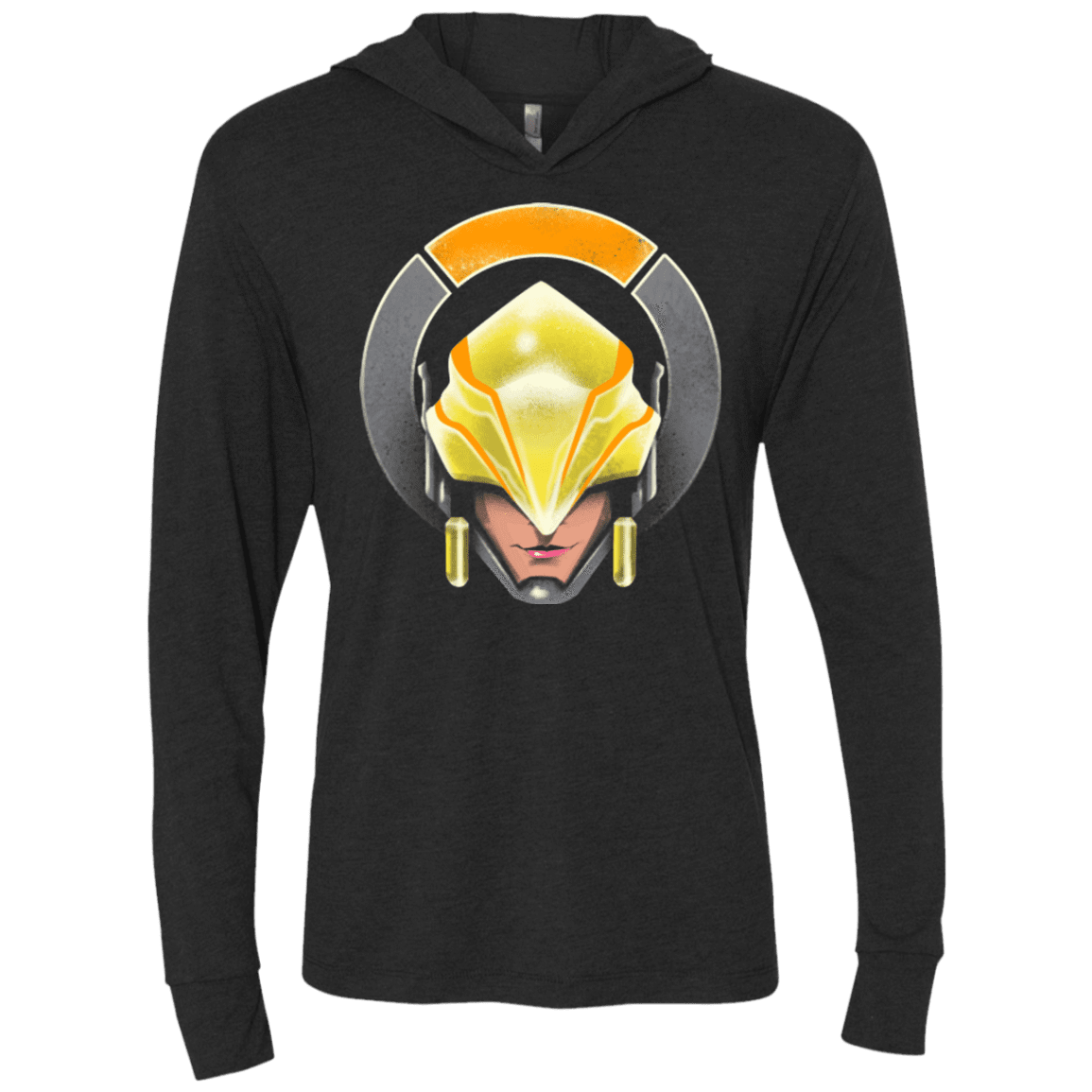 The Peace Keeper Triblend Long Sleeve Hoodie Tee