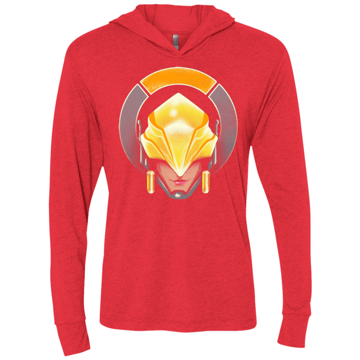 The Peace Keeper Triblend Long Sleeve Hoodie Tee