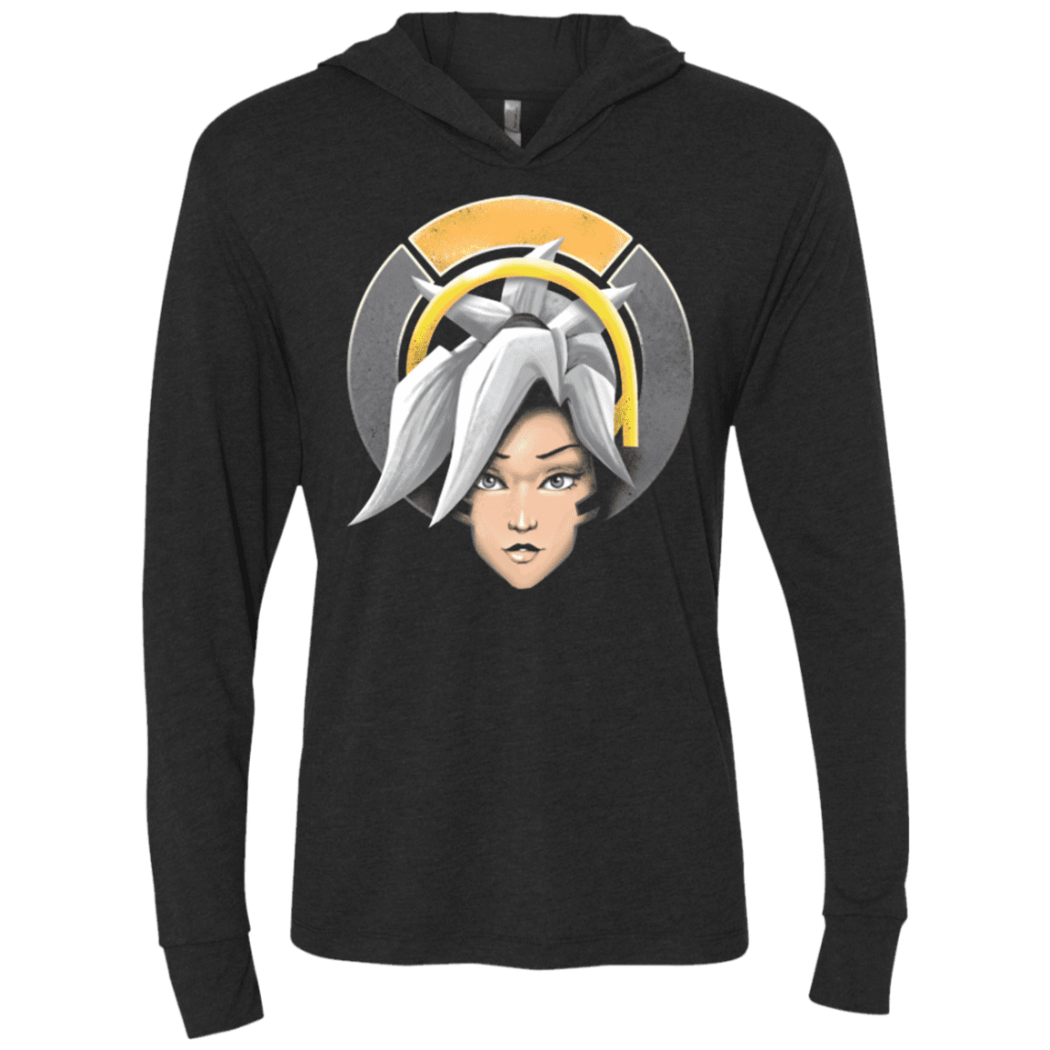 The Peerless Healer Triblend Long Sleeve Hoodie Tee