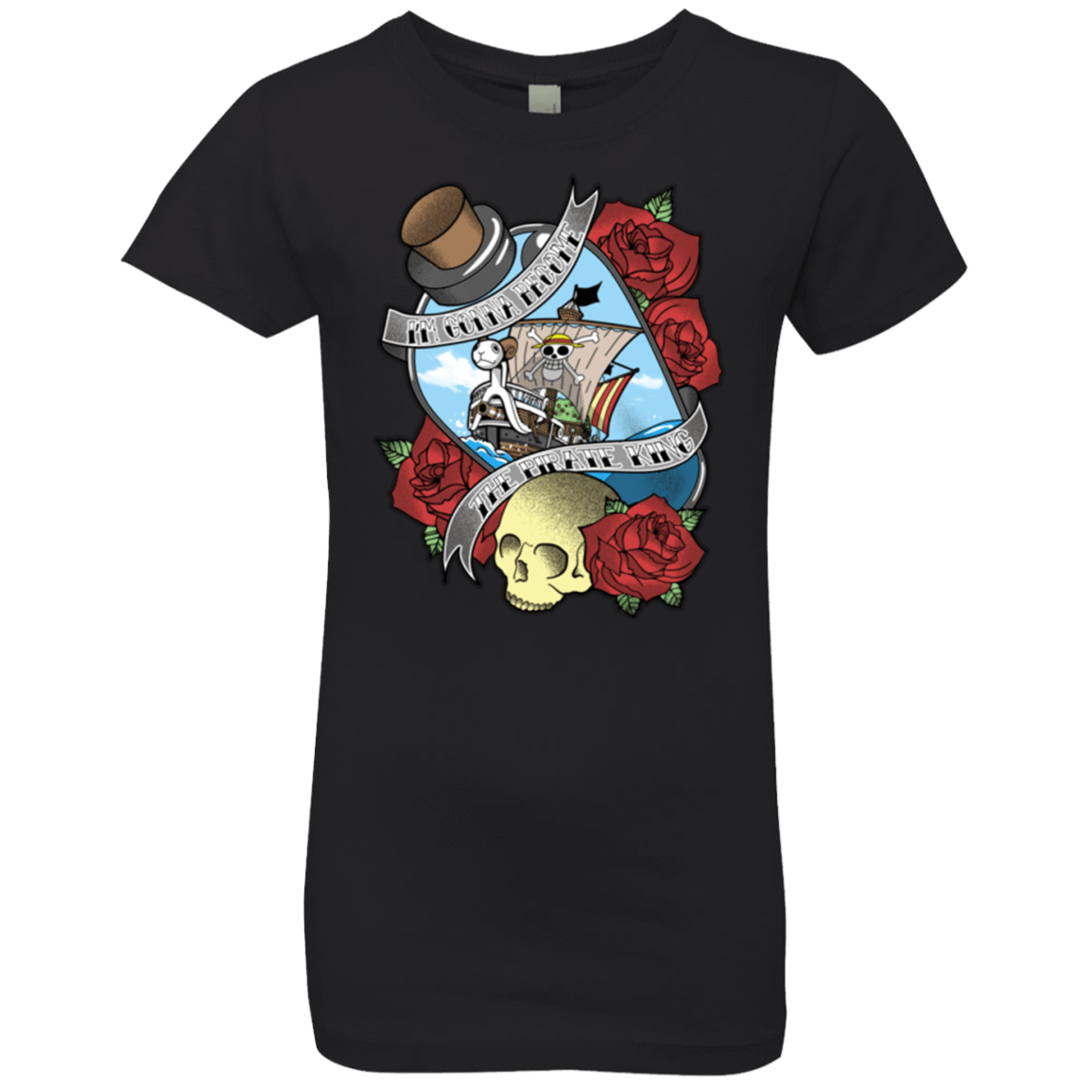 T-Shirts Black / YXS The Pirate King Girls Premium T-Shirt