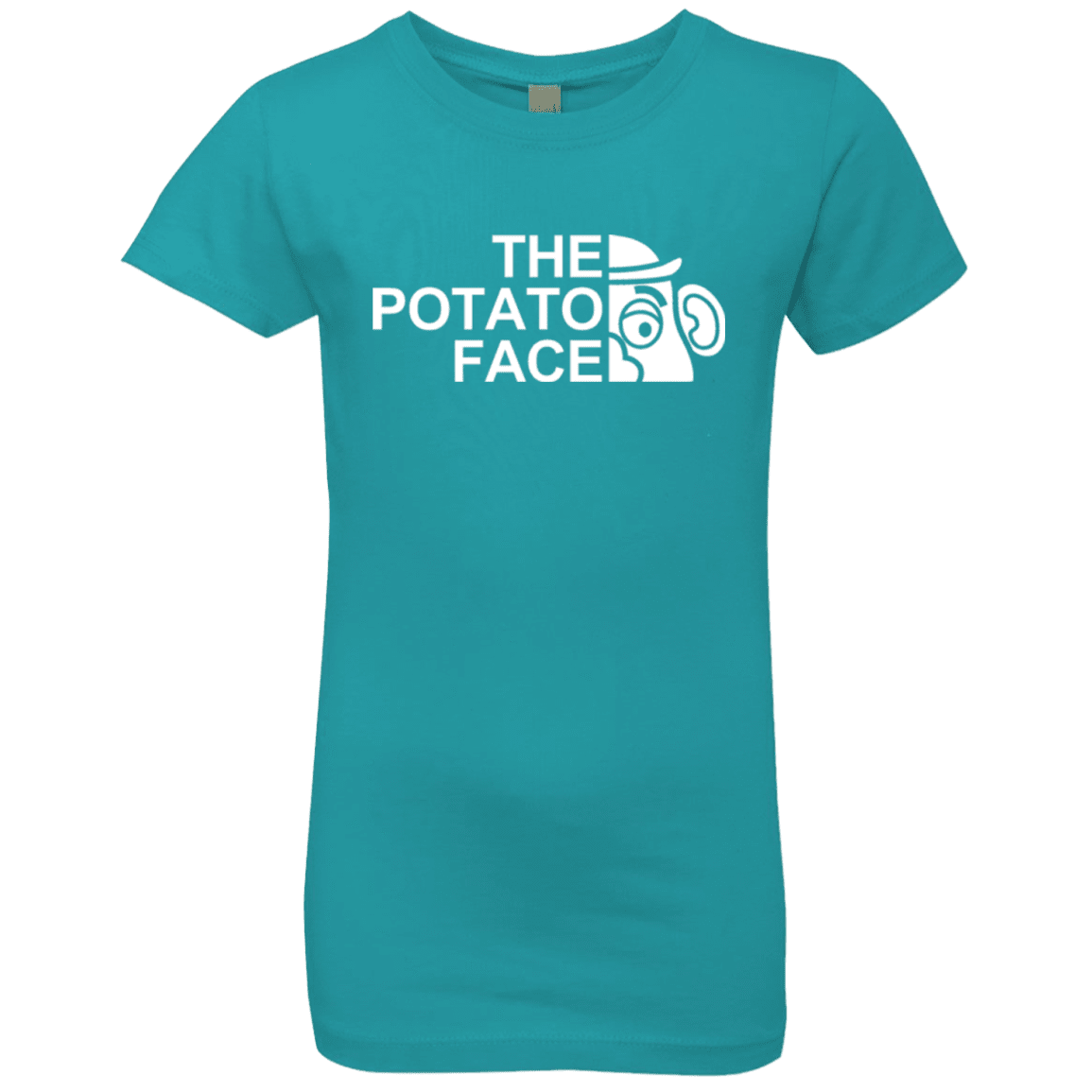 T-Shirts Tahiti Blue / YXS The Potato Face Girls Premium T-Shirt