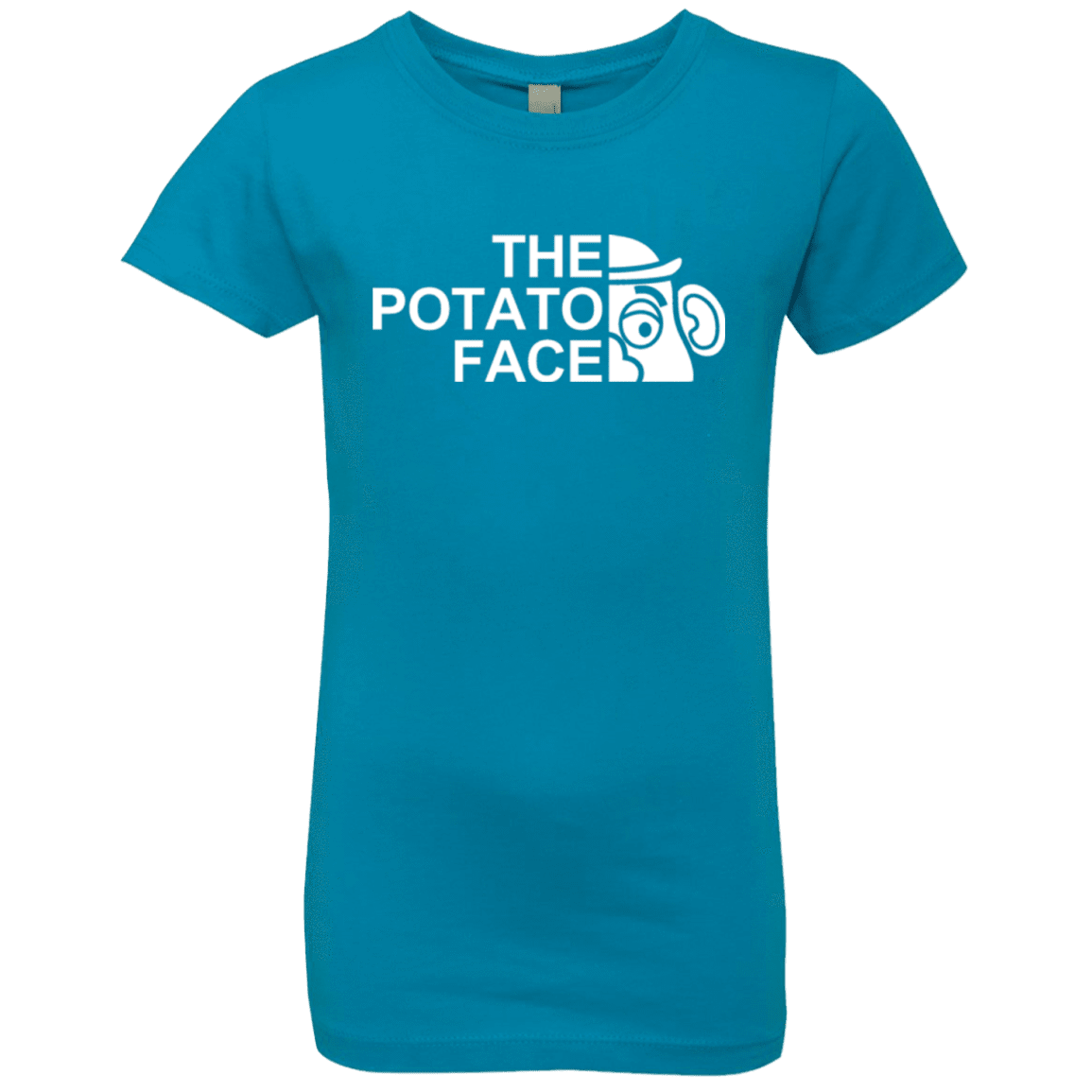 T-Shirts Turquoise / YXS The Potato Face Girls Premium T-Shirt