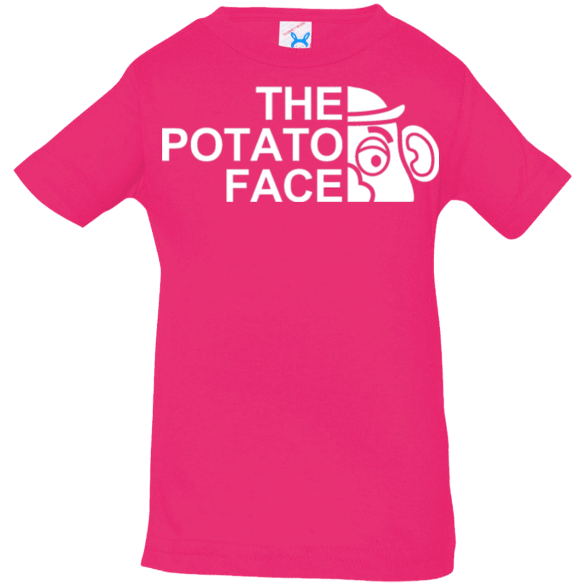 T-Shirts Hot Pink / 6 Months The Potato Face Infant Premium T-Shirt