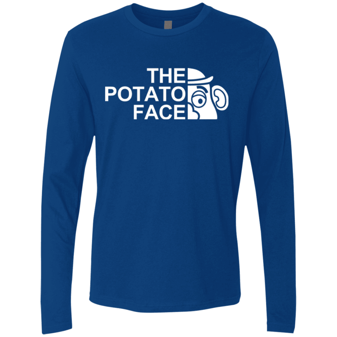 T-Shirts Royal / Small The Potato Face Men's Premium Long Sleeve