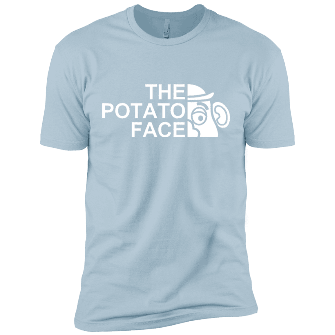 T-Shirts Light Blue / X-Small The Potato Face Men's Premium T-Shirt