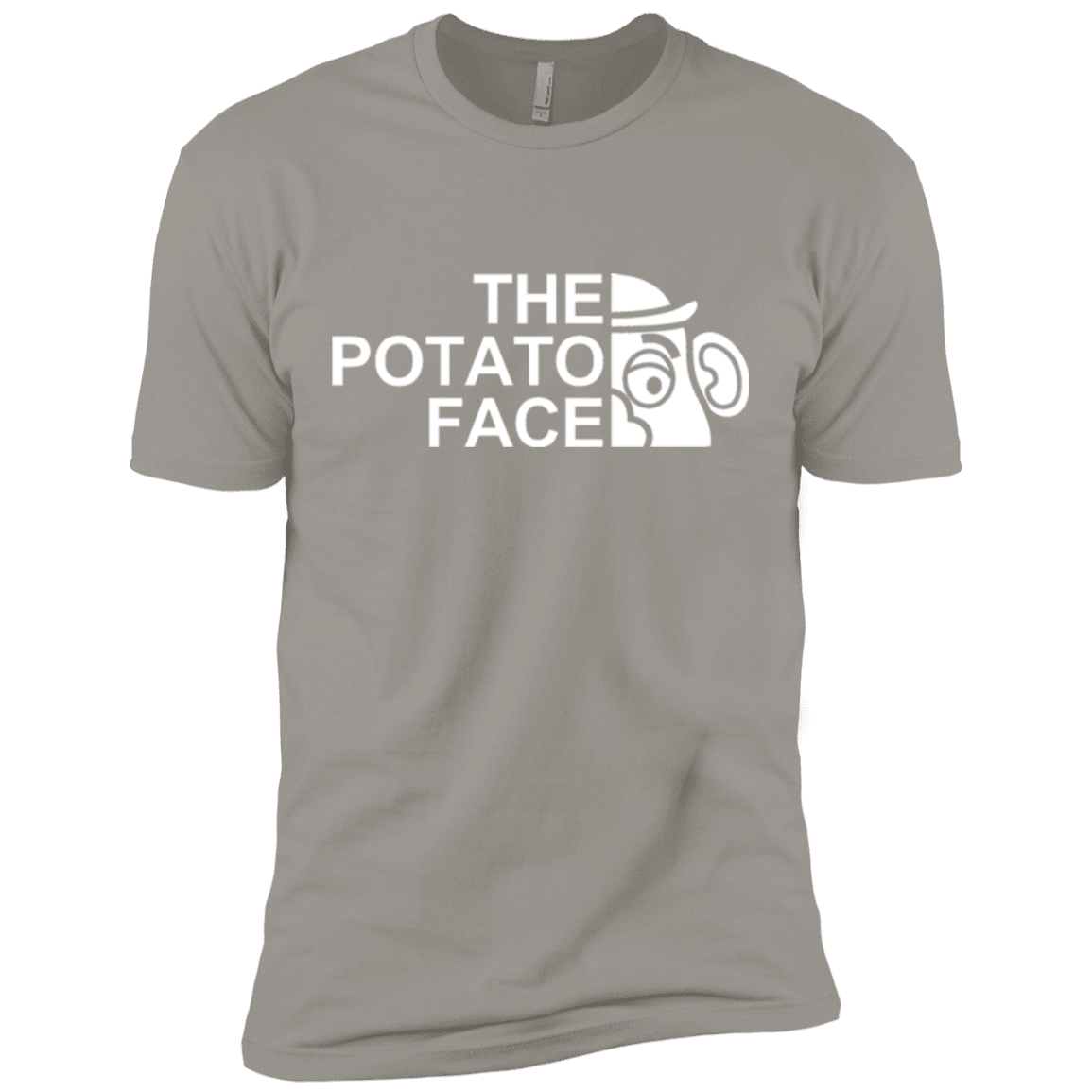 T-Shirts Light Grey / X-Small The Potato Face Men's Premium T-Shirt