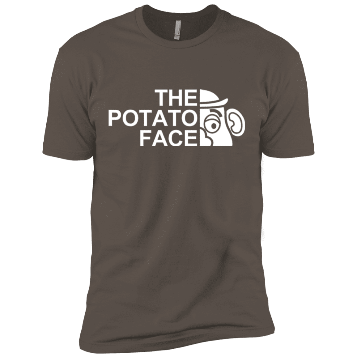 T-Shirts Warm Grey / X-Small The Potato Face Men's Premium T-Shirt