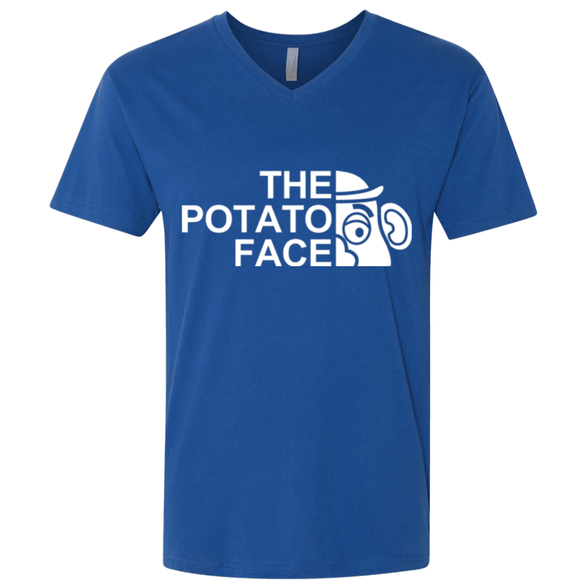T-Shirts Royal / X-Small The Potato Face Men's Premium V-Neck