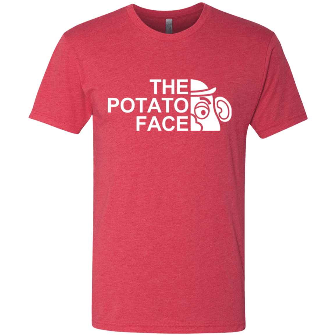 T-Shirts Vintage Red / Small The Potato Face Men's Triblend T-Shirt