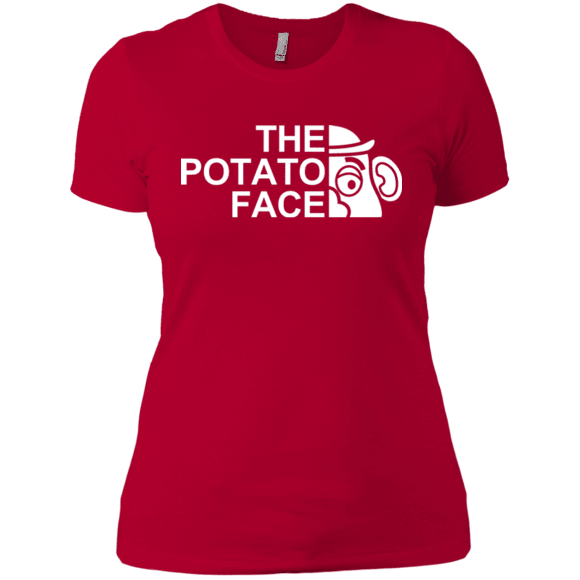 T-Shirts Red / X-Small The Potato Face Women's Premium T-Shirt
