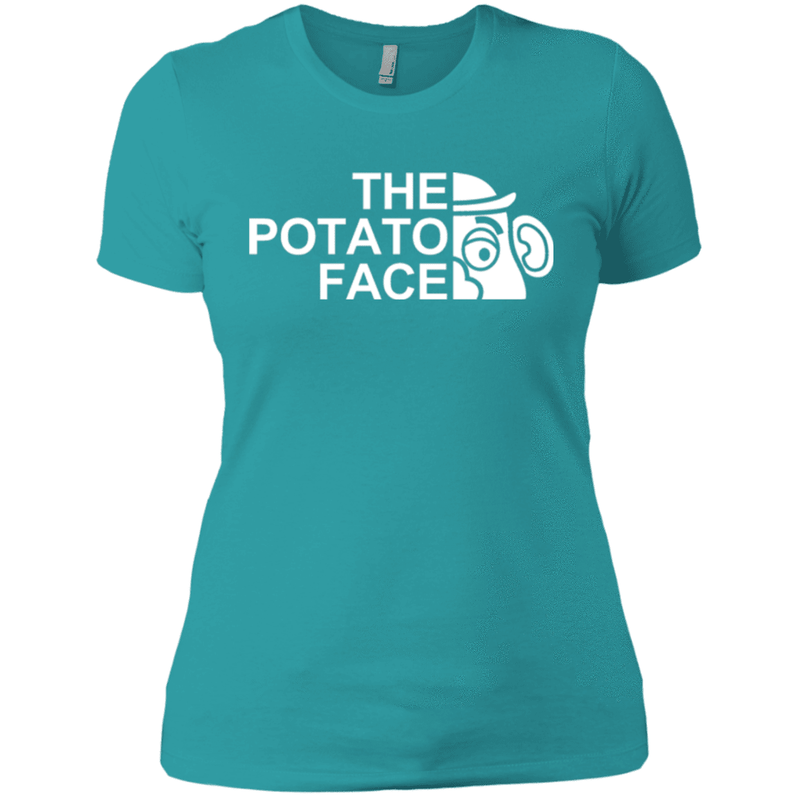T-Shirts Tahiti Blue / X-Small The Potato Face Women's Premium T-Shirt
