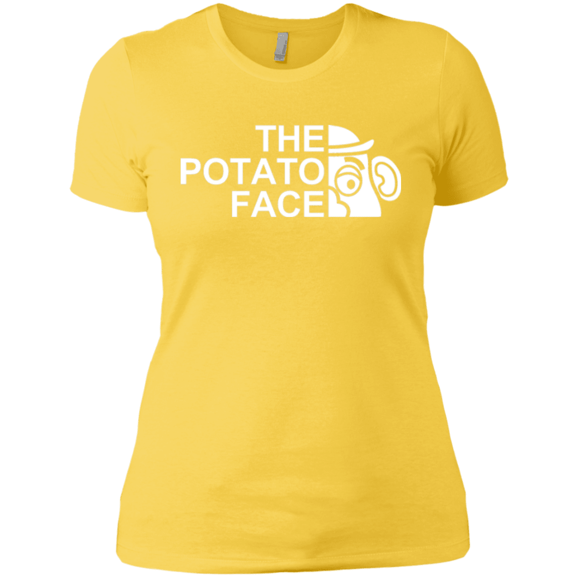 T-Shirts Vibrant Yellow / X-Small The Potato Face Women's Premium T-Shirt