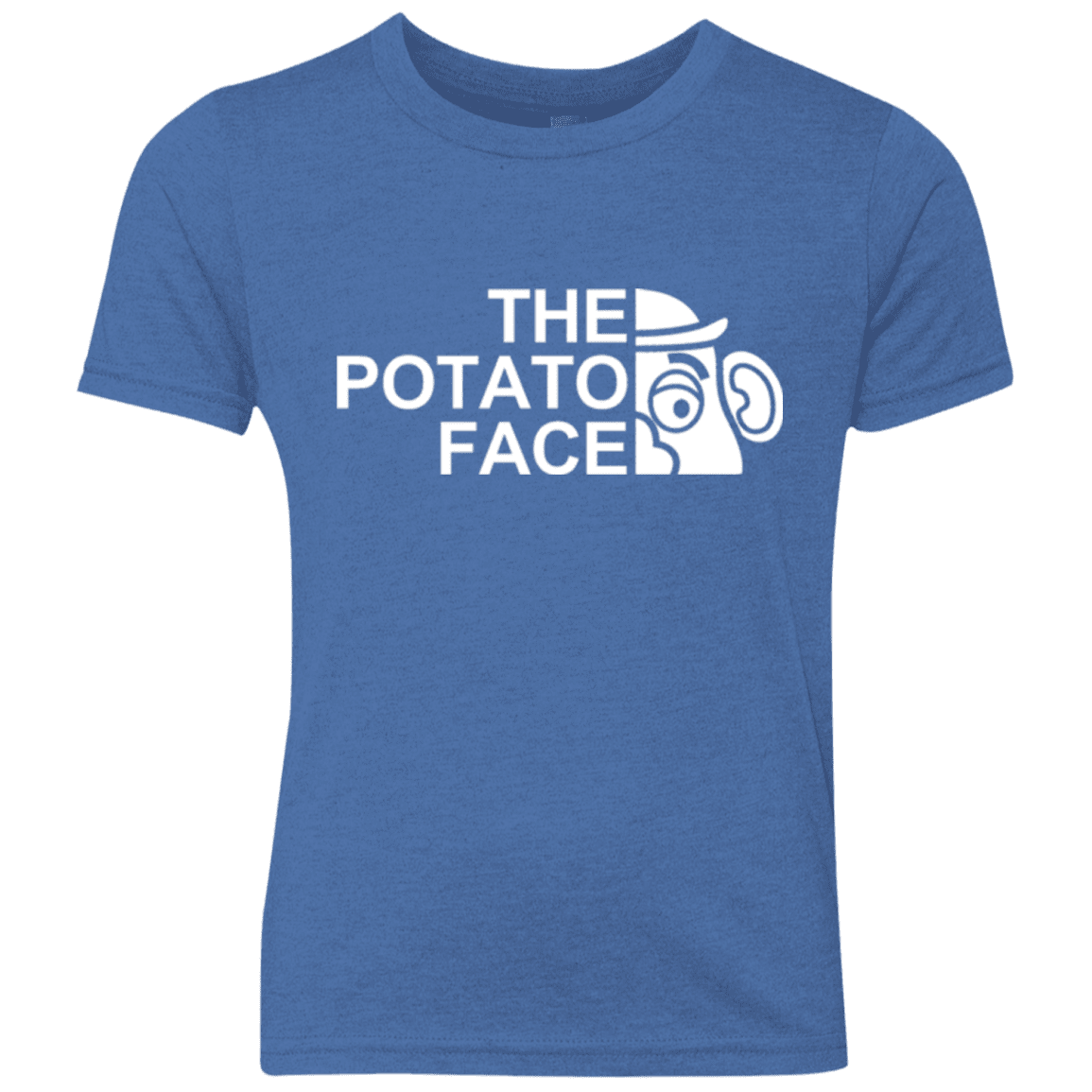 T-Shirts Vintage Royal / YXS The Potato Face Youth Triblend T-Shirt