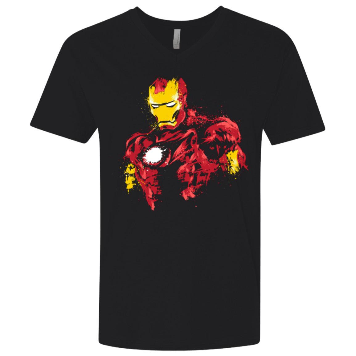 T-Shirts Black / X-Small THE POWER OF IRON Men's Premium V-Neck