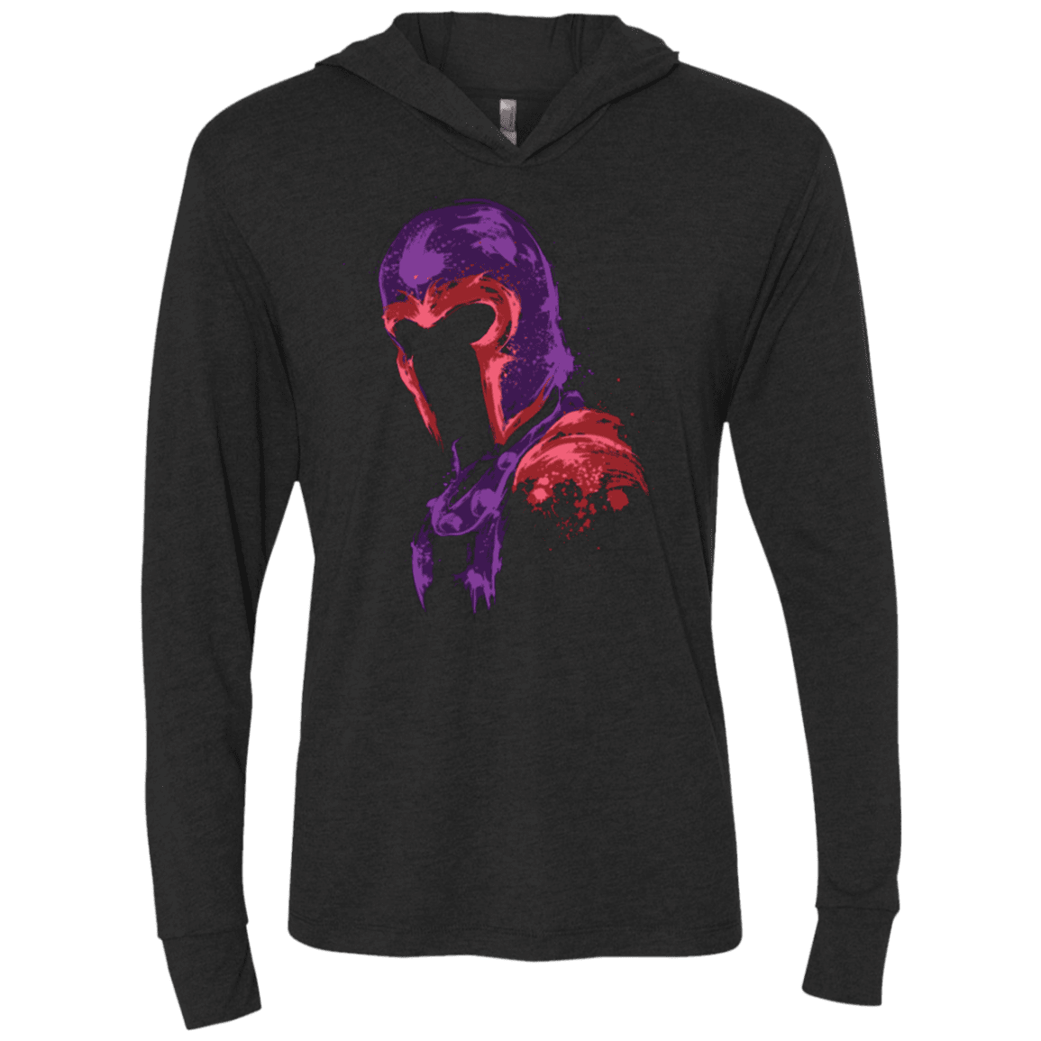 T-Shirts Vintage Black / X-Small The Power of Magnetism Triblend Long Sleeve Hoodie Tee