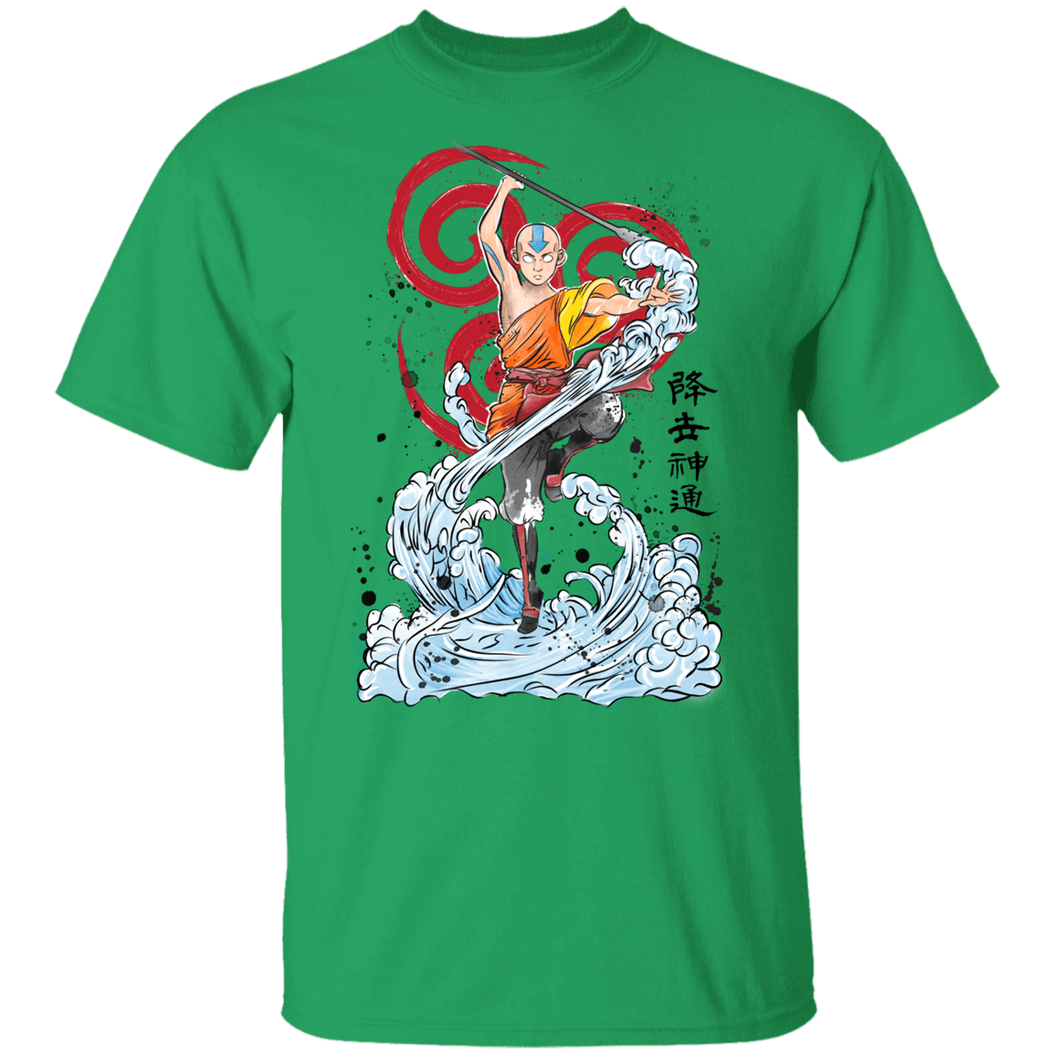 T-Shirts Irish Green / YXS The Power of the Air Nomads Youth T-Shirt