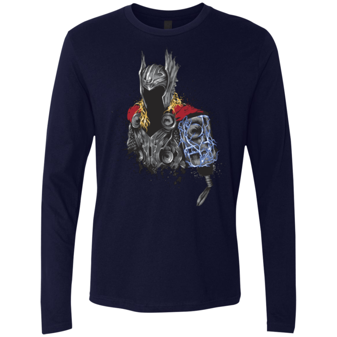 T-Shirts Midnight Navy / S The Power of Thunder Men's Premium Long Sleeve