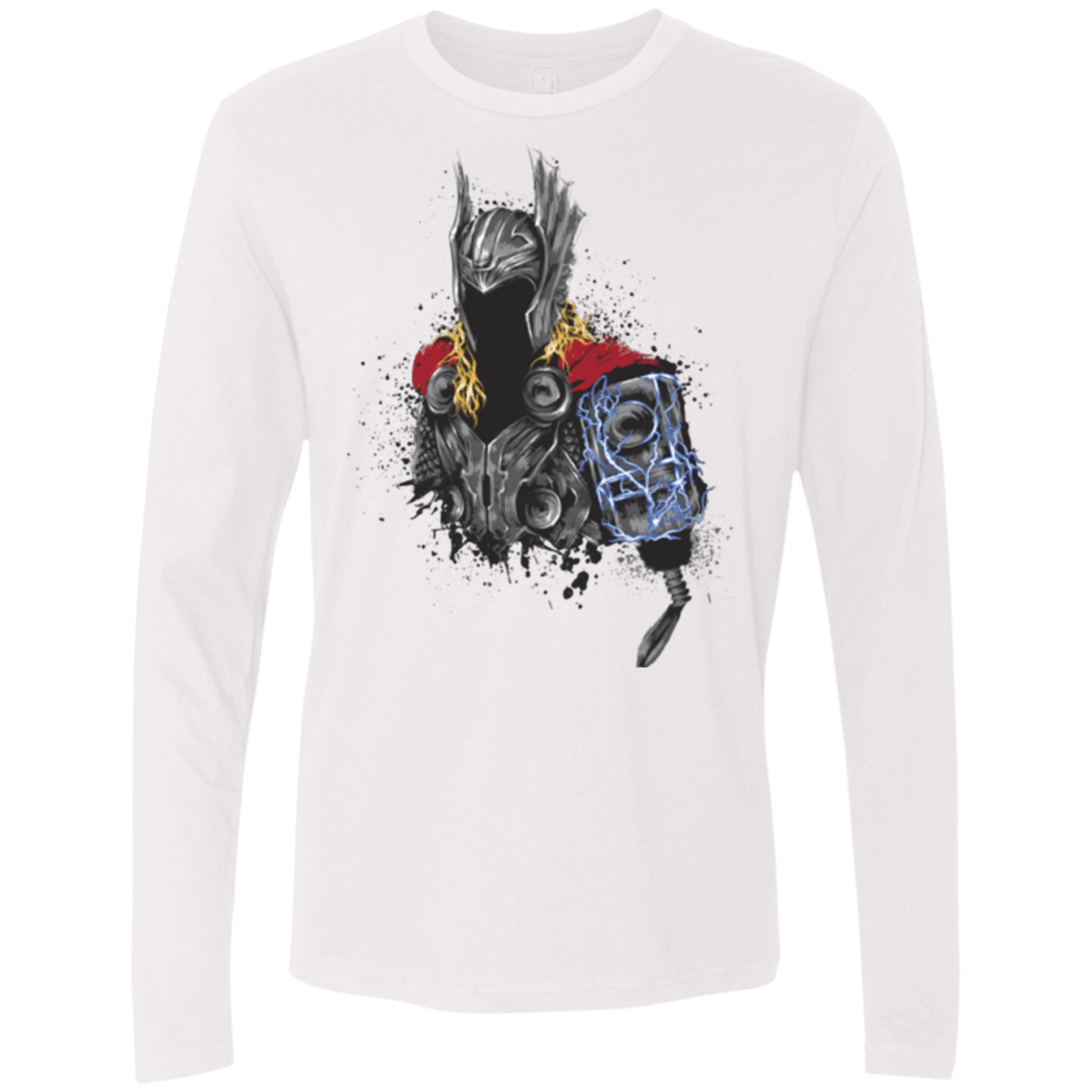 T-Shirts White / S The Power of Thunder Men's Premium Long Sleeve