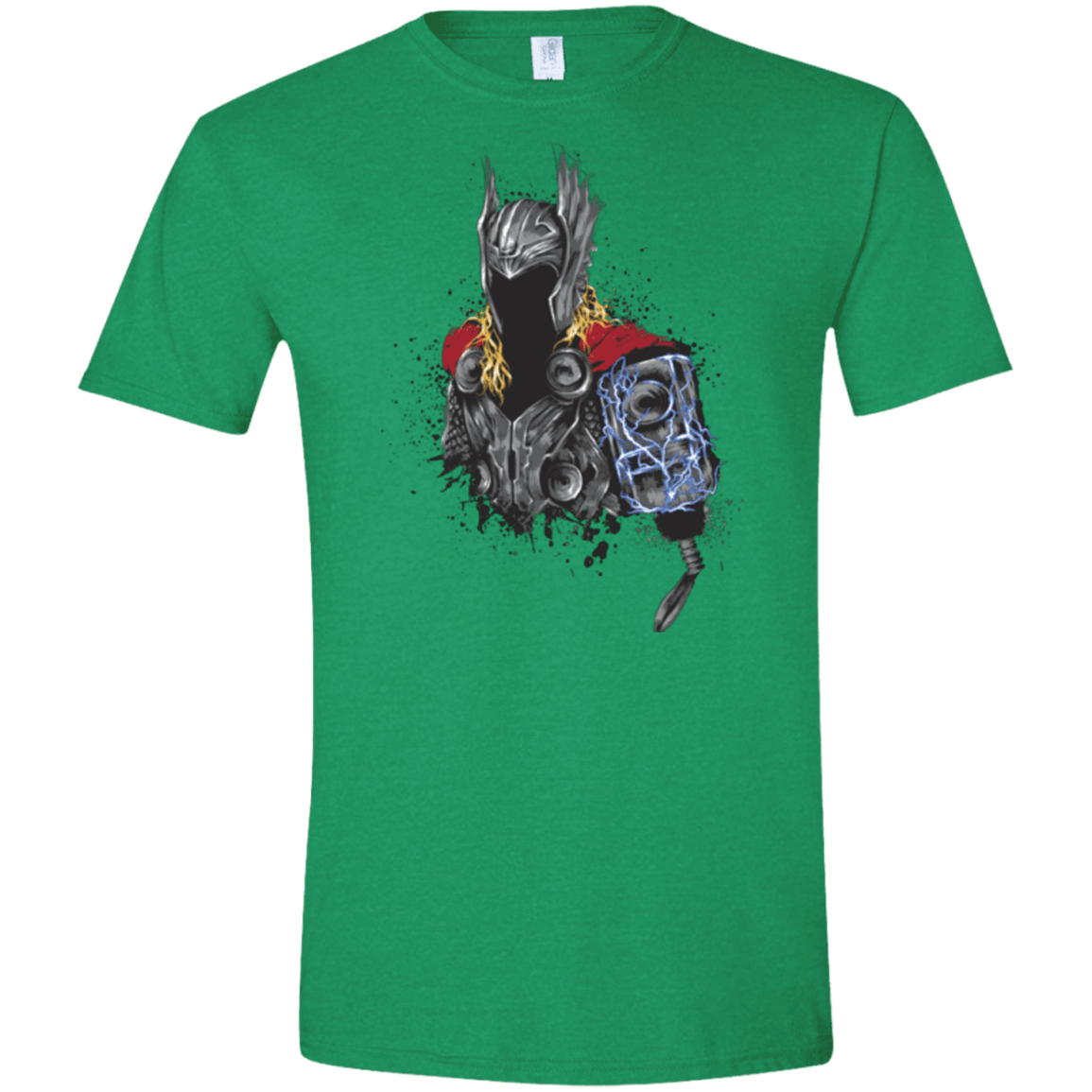 T-Shirts Heather Irish Green / S The Power of Thunder Men's Semi-Fitted Softstyle