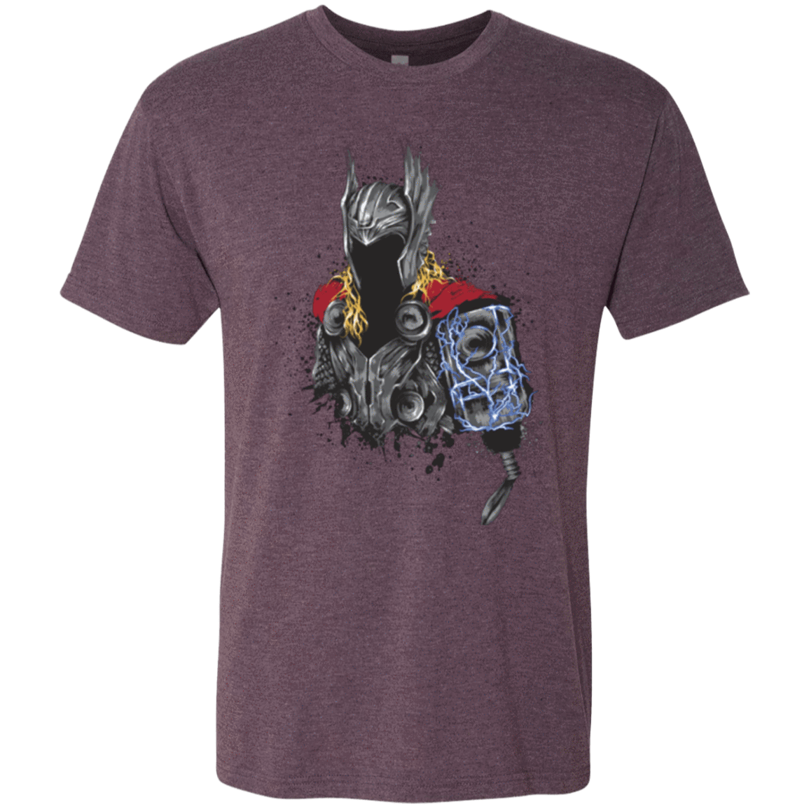 T-Shirts Vintage Purple / S The Power of Thunder Men's Triblend T-Shirt
