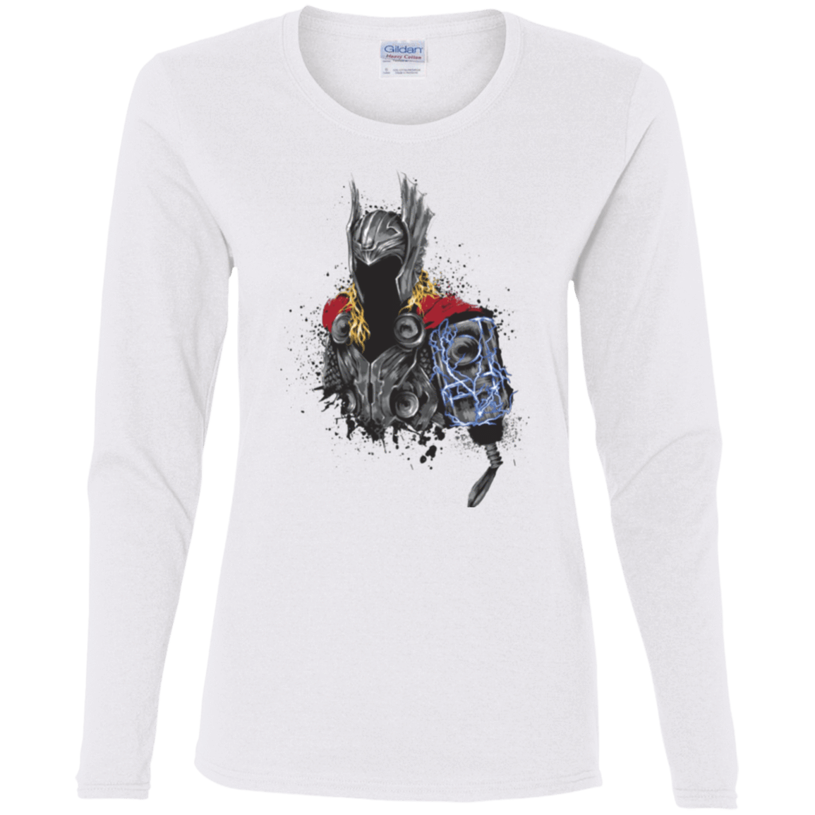 T-Shirts White / S The Power of Thunder Women's Long Sleeve T-Shirt