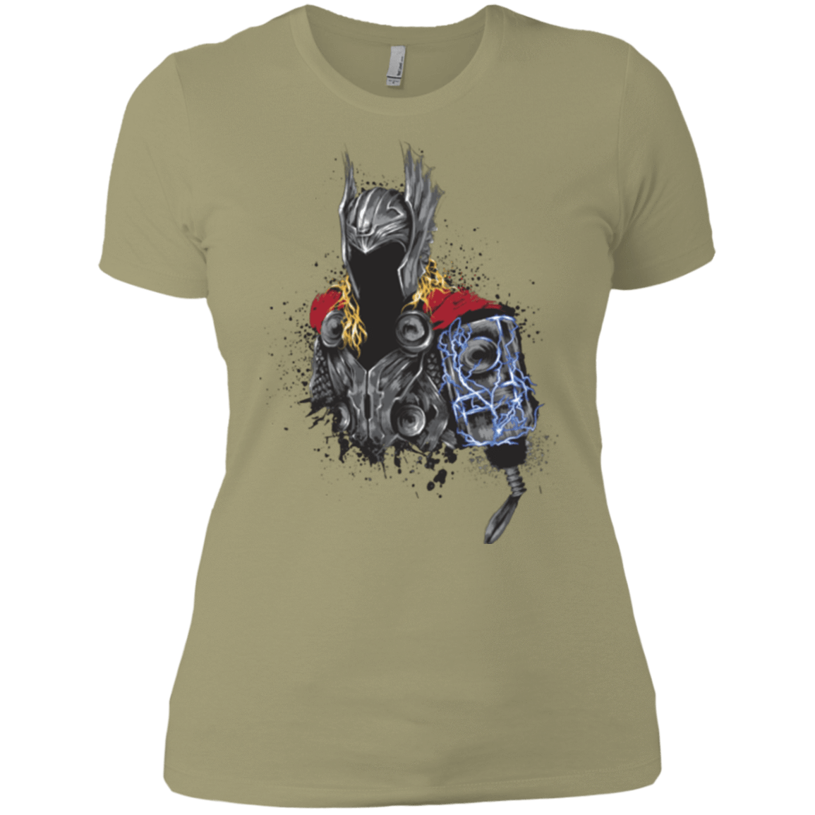T-Shirts Light Olive / X-Small The Power of Thunder Women's Premium T-Shirt