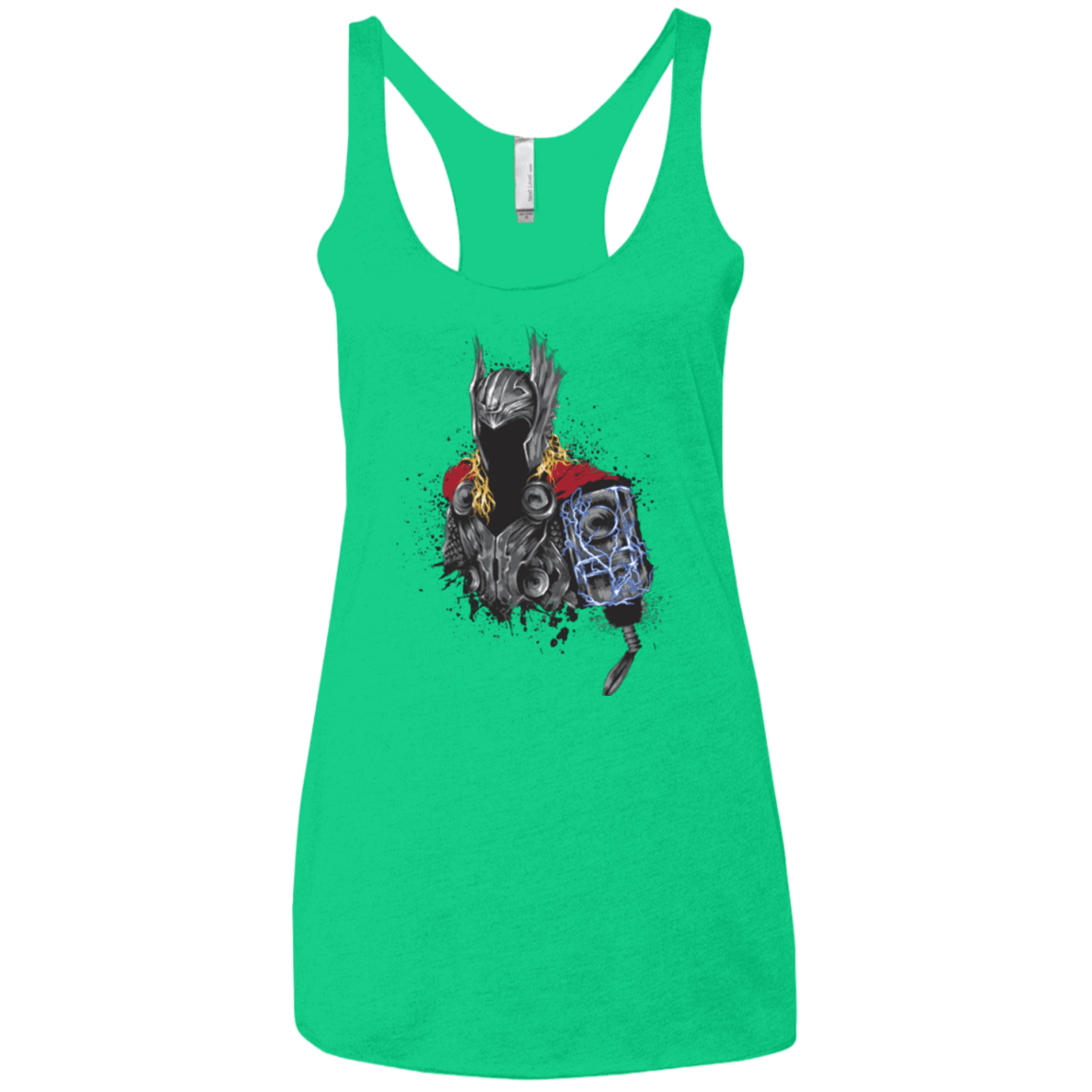 The Power of Thunder Women's Triblend Racerback Tank