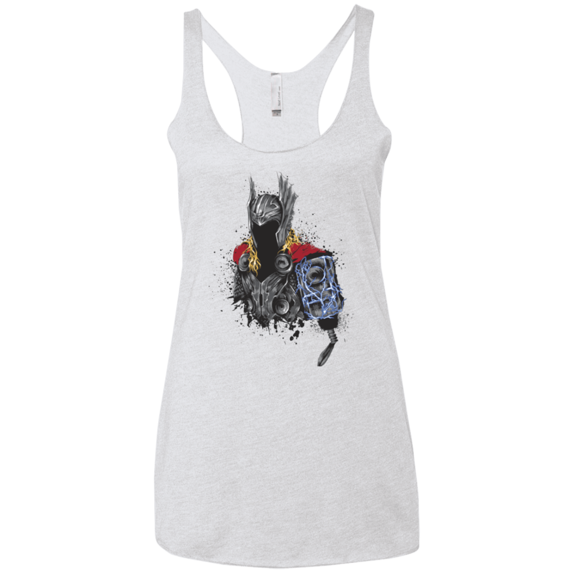 The Power of Thunder Women's Triblend Racerback Tank