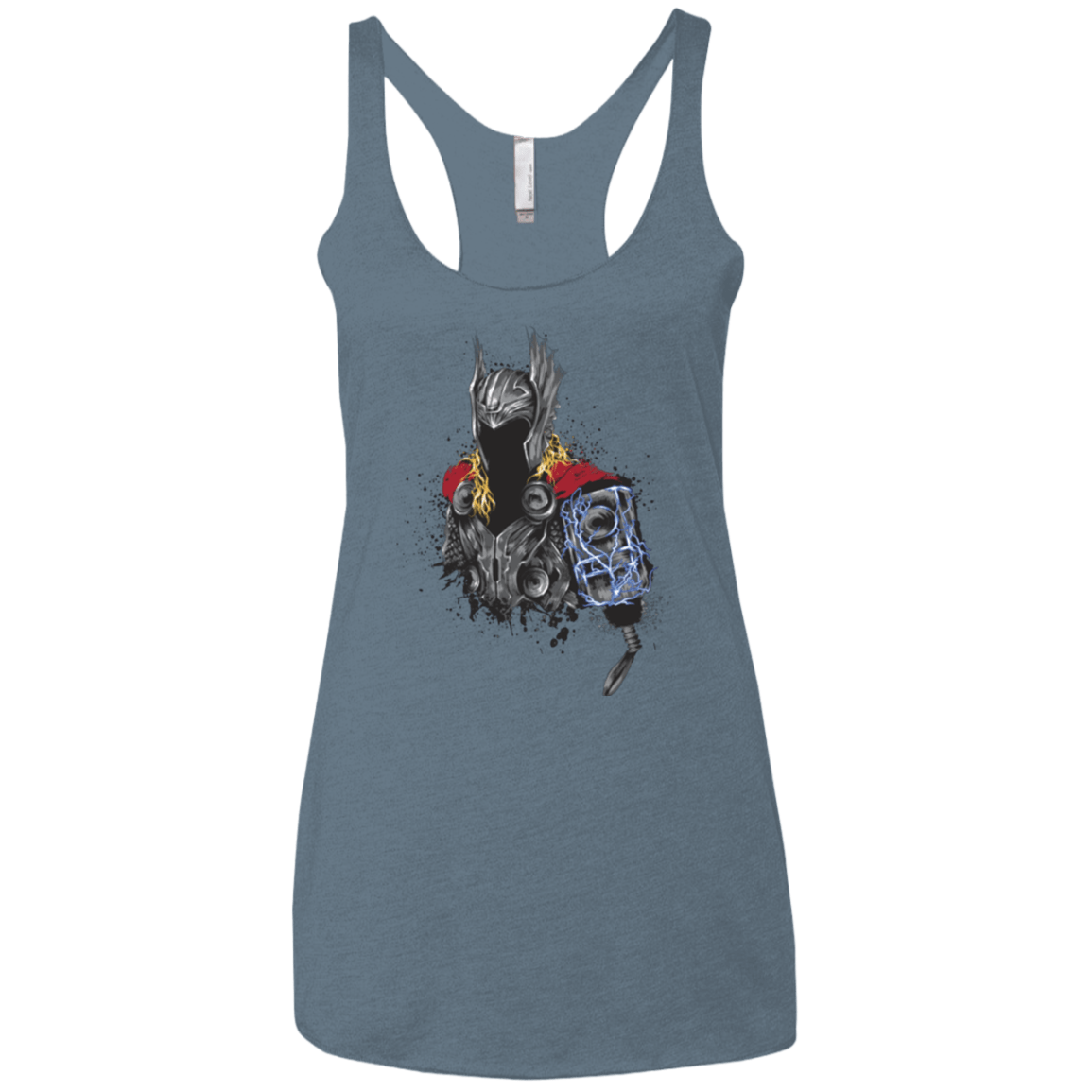 The Power of Thunder Women's Triblend Racerback Tank