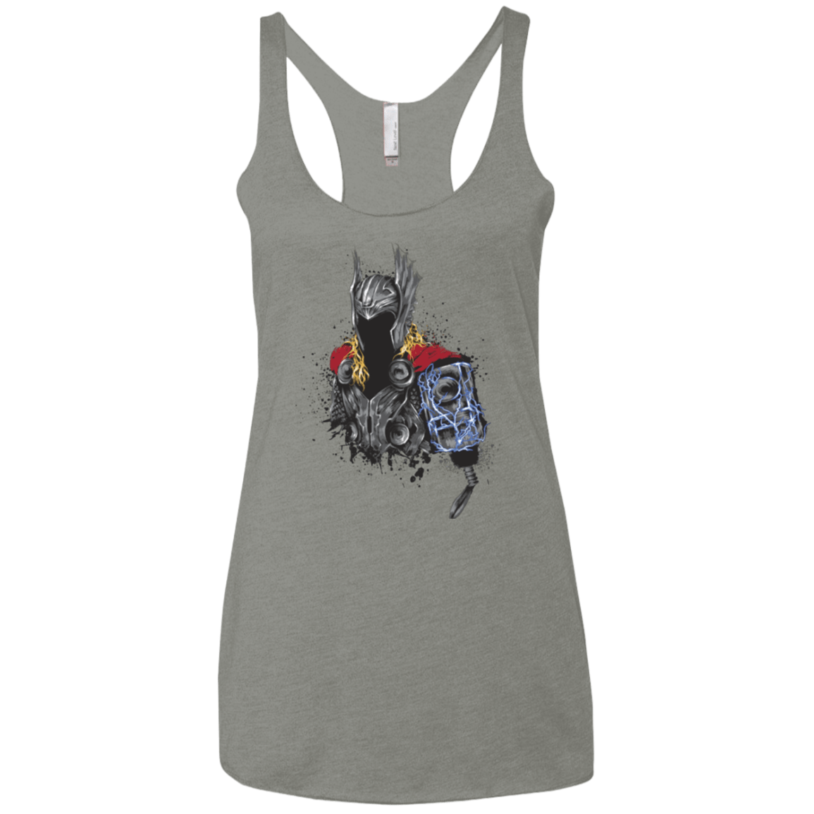 The Power of Thunder Women's Triblend Racerback Tank