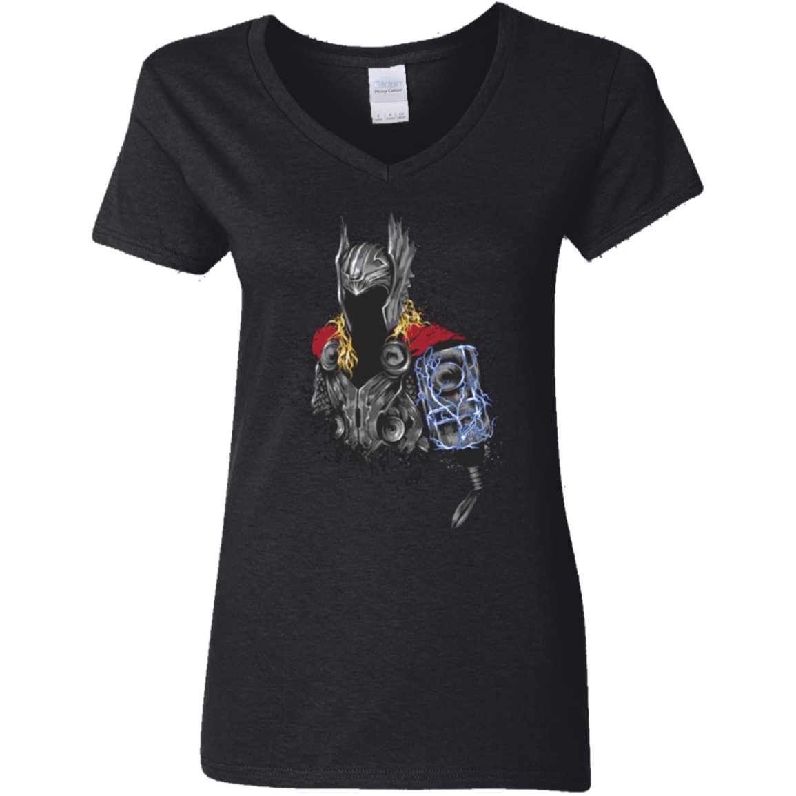 The Power of Thunder Women's V-Neck T-Shirt