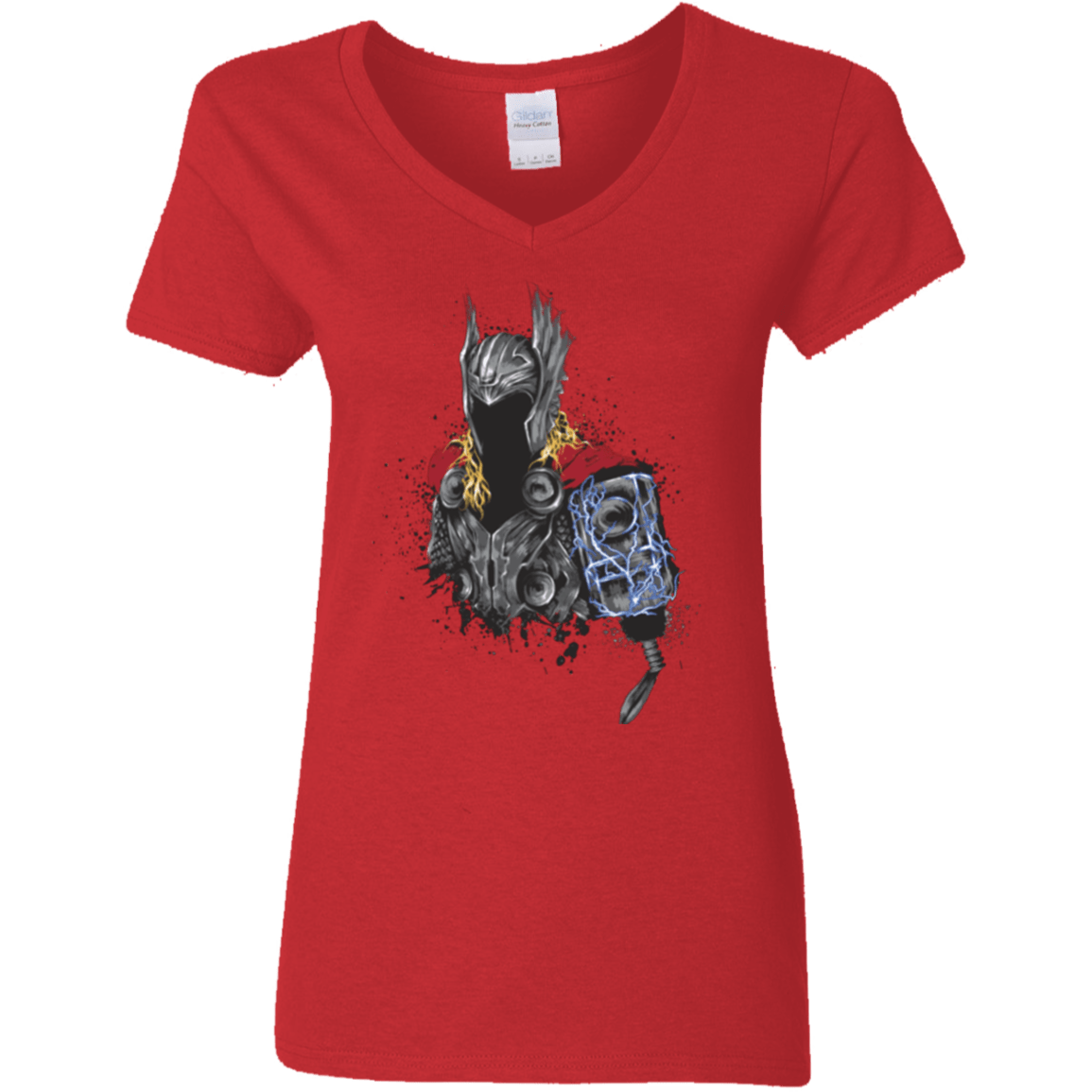 The Power of Thunder Women's V-Neck T-Shirt