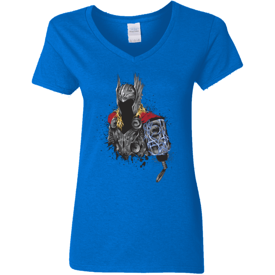 The Power of Thunder Women's V-Neck T-Shirt